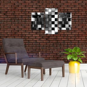 Obraz - Kocky (90x60 cm)