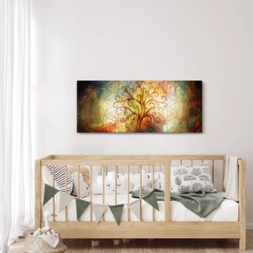 Abstraktný obraz stromu (120x50 cm)