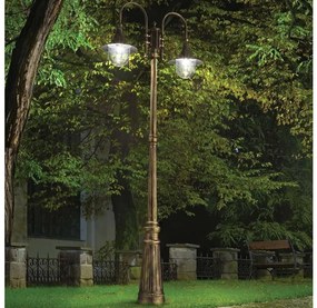 Ideal Lux - Vonkajšia lampa CIMA 2xE27/52W/230V 216 cm IP43 patina
