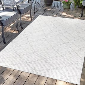 Dekorstudio Šnurkový koberec PALM 3526 - sivý Rozmer koberca: 80x150cm