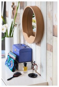 Nástenné zrkadlo s odkladacím priestorom Zuiver Round Wall, ⌀ 40 cm
