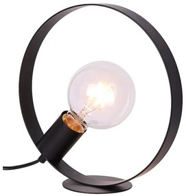 Candellux Čierna stolová lampa Nexo Ledea pre žiarovku E27 50501202