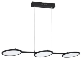 Závesné LED svietidlo Giro, 3x LED 30w, 4000k, b