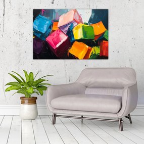 Obraz - Farebné kocky (90x60 cm)