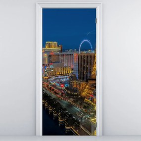 Fototapeta na dvere - Las Vegas (95x205cm)