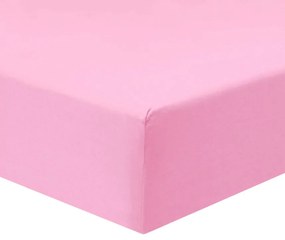 Posteľná plachta jersey svetloružová - 90x200cm