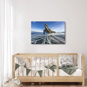 Obraz ľadovej skaly (90x60 cm)