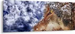 Obraz vlka (120x50 cm)