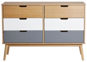 Komoda z masívneho borovicového dreva Marckeric Cusco, šírka 120 cm