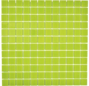 Sklenená mozaika CM4SE70 Crystal uni zelená 30x30 cm