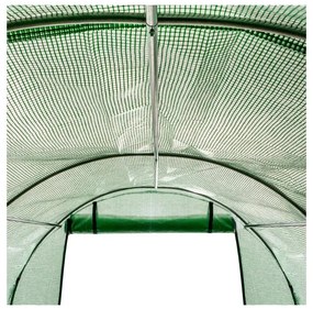 SUPPLIES Fóliovník, oceľový rám 300x450x200 cm - zelená farba