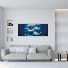 Obraz - Lekná pod hladinou (120x50 cm)