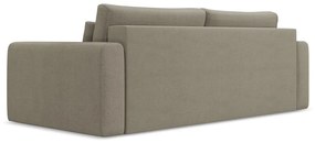 Svetlohnedá rozkladacia/s úložným priestorom pohovka 238 cm Kapua – Makamii