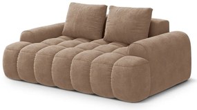 Svetlohnedá zamatová pohovka 175 cm Linz – Cosmopolitan Design