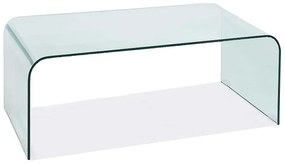 Dizajnový sklenený konferenčný stolík LIBRA z tvrdeného skla