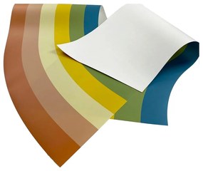 Detská samolepka na stenu 158x87 cm Pastel Rainbow - Ambiance