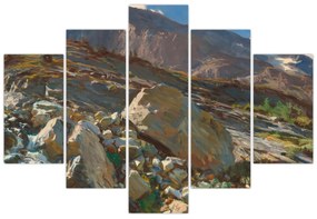 Obraz - John Singer Sargent, Simplon Pass, reprodukcia (150x105 cm)