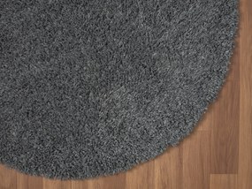 My Flair, Kusový koberec My Shaggy grau kruh, 100x100 (priemer) kruh, šedá, chodba / predsieň