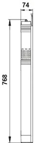 Ponorné čerpadlo Grundfos SQ 2-70 s 30m káblom 1x 230 V