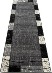 TA Koberec K872A TMAVO SIVÁ LACNÁ PP CRM Rozmer: 80x200 cm