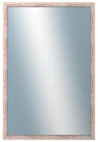 DANTIK - Zrkadlo v rámu, rozmer s rámom 80x160 cm z lišty PAINT červená veľká (2962)