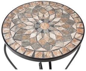 LIVARNO home Odkladací stolík s mozaikou (okrúhly) (100351618)