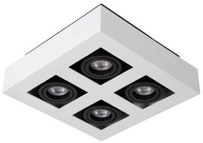 Lucide 09119/21/30 - LED Bodové svietidlo XIRAX 4xGU10/5W/230V biela