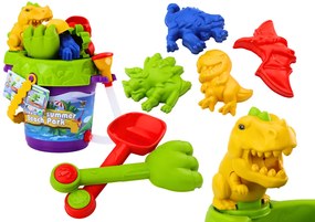 LEAN TOYS Súprava na piesok so sprchou – Dinosaurus