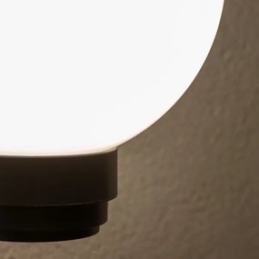 BRILAGI - Vonkajšie nástenné svietidlo so senzorom HARBOR 1xE27/40W/230V IP33 čierna/biela