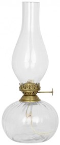 Strömshaga Sklenená petrolejová lampa Elisabeth Round Small