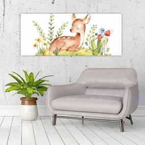 Obraz - Malý srnček (120x50 cm)