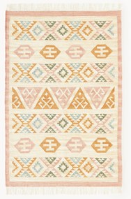 Ručne tkaný vlnený kelímový koberec Anisa