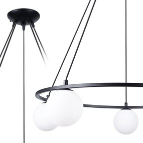 Sollux SL.1214 - Luster na lanku YOLI 5xG9/8W/230V čierna