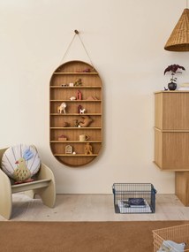 Ferm Living Úložný kôšík CALA 36 cm sada 2 ks tmavo modrá železo