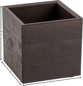 Květináč na kolečkách BETONIQUE 30x30 cm - výber z 8 prevedení