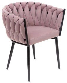 Jedálenská stolička PRINSSI ružová 836904