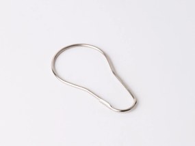 Krúžky na sprchový záves - kovové 12 ks