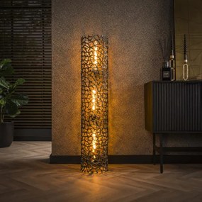Stojaca lampa 80-45 Weaver 3L Black Aluminium - Komfort-nábytok