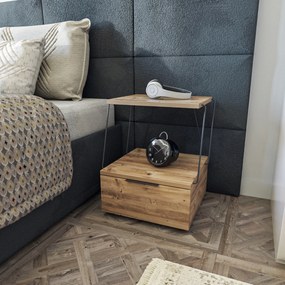 Nočný stolík Teky (borovica). Vlastná spoľahlivá doprava až k Vám domov. 1063058