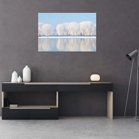 Obraz zimnej krajiny (90x60 cm)
