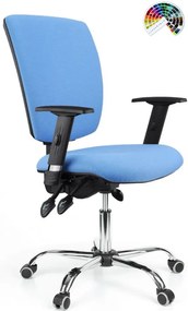 ALBA Kancelárska stolička MATRIX čalúnenie KOŽENKA Silvertex, Valencia