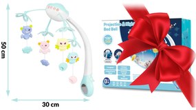 Ricokids Detský kolotoč s projektorom RK-813 modrý