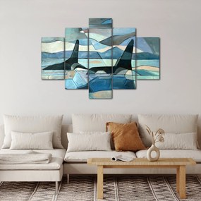 Obraz - Kosatky (150x105 cm)