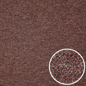 AKCIA: 50x200 cm Kusový koberec Bohemia terakota - obšitý zo všetkých strán, šíře, oranžová, filc, kancelária, AladinWorld Expres