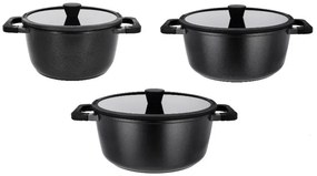 Silvercrest®  Hrniec z hliníkovej zliatiny, 20 cm + 24 cm + 28 cm  (800011884)