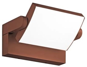 Ideal Lux -LED Vonkajšie nástenné svietidlo SWIPE LED/20,5W/230V CRI 90 IP54 hnedá 307169