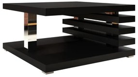 Konferenčný stolík KYOTO 31x60 cm matná čierna