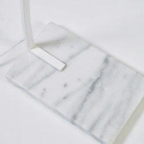 Biela/v prírodnej farbe stojacia lampa s dreveným tienidlom (výška 210 cm) Juhe Ash – Kave Home