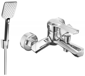 Mexen Sabre R62 vaňová batéria so sprchovým setom, chróm - 7213R62-00