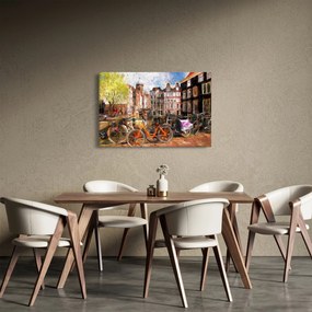 Obraz - Amsterdam, maľba (90x60 cm)